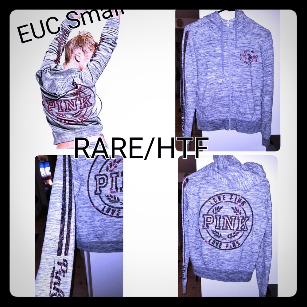 Victoria Secret Pink Ruby Bling Hoodie